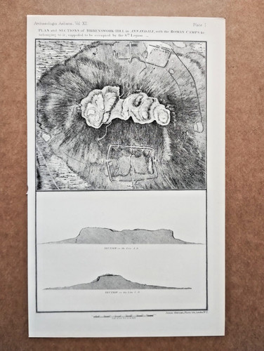 Plan and section birrens - and,