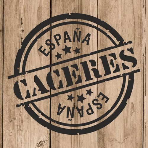 Adesivo caceres vinile - 10, cm