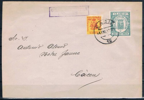 1937 cadice caceres - 1937.-,