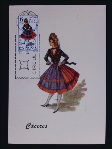 Spagna 1967 trajes caceres - spagna,