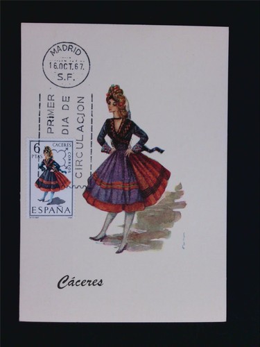 Spagna 1967 costumi caceres - mk,